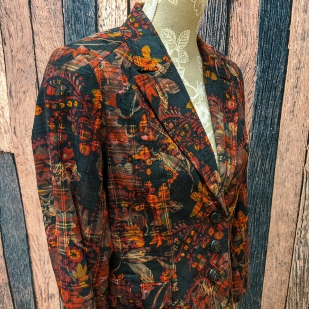 Coldwater Creek Fall Plaid Petite Blazer